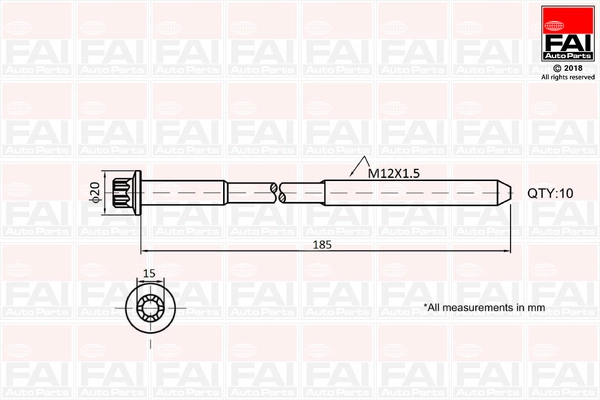Cylinder Head Bolt Set